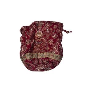 RARE & RETIRED Beautiful Vintage Vera Bradley Ditty Bag Plastic Lined Cotton flo